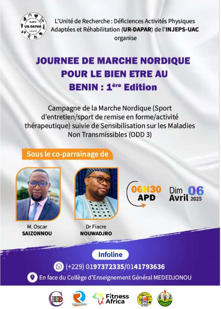 Journée de Marche Nordique pour le Bien-être au&nbsp;Bénin